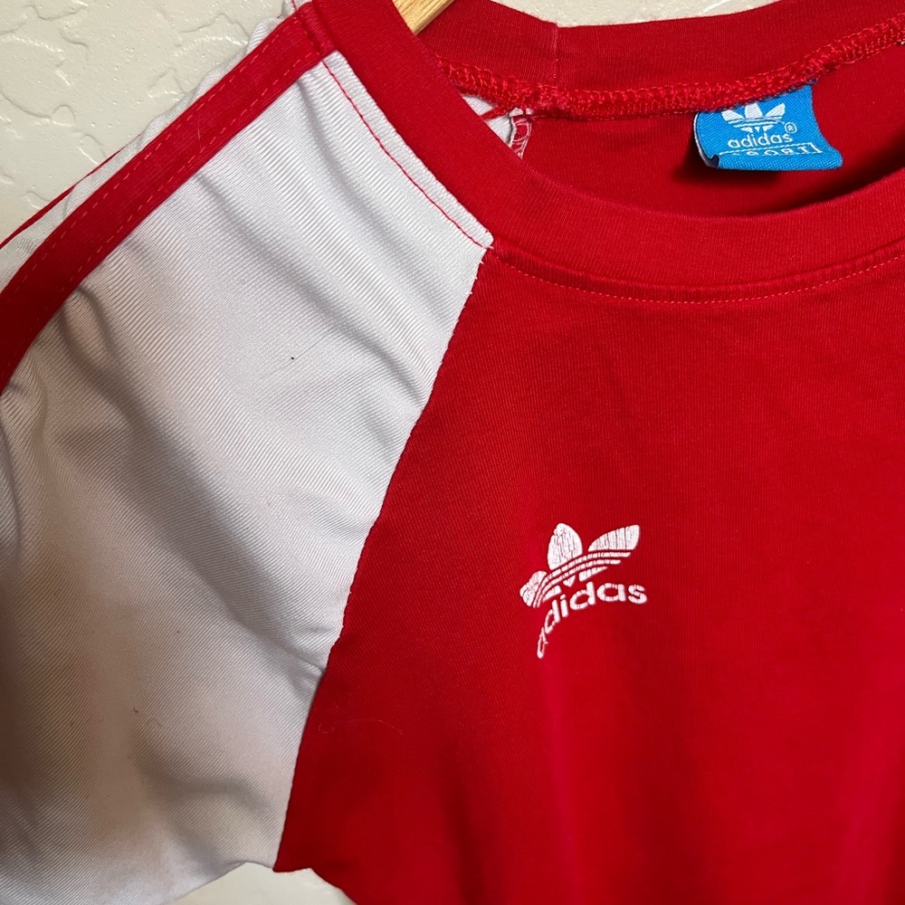 VINTAGE Adidas Ringer T - Picture 3 of 4